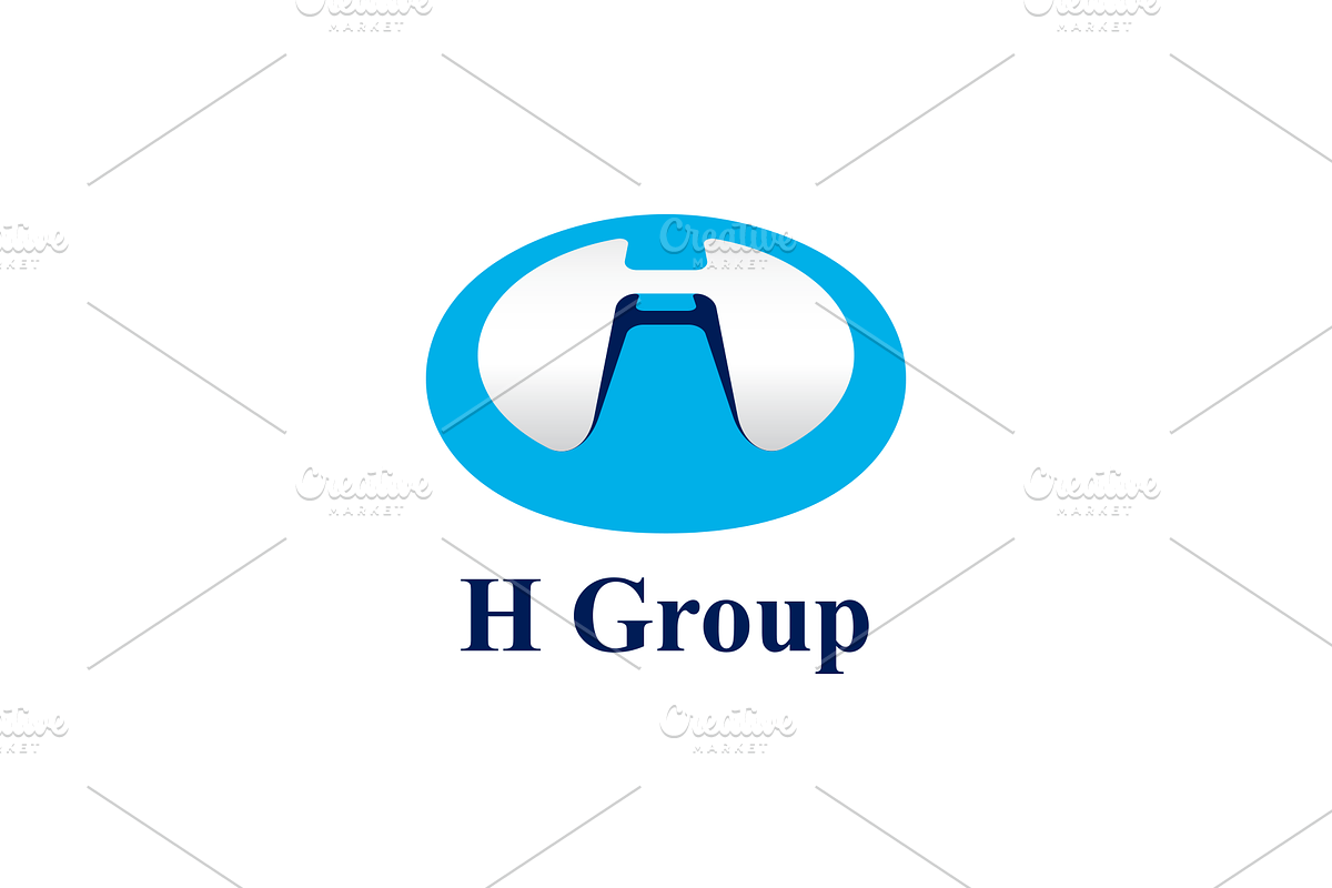 H Group Logo in Logo Templates - product preview 8