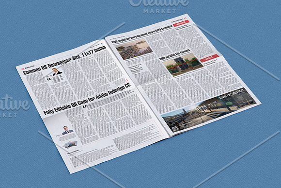 Slompret Newspaper Template in Magazine Templates - product preview 3