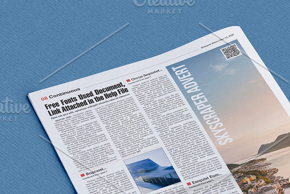 Slompret Newspaper Template in Magazine Templates - product preview 12