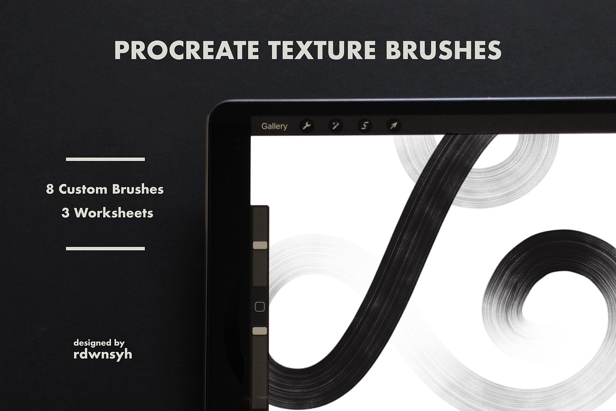Procreate Texture Brushes in Photoshop Brushes - product preview 8