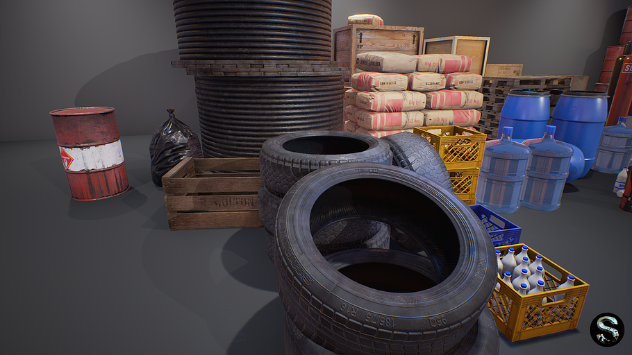 Industry Props Pack in Furniture - product preview 2