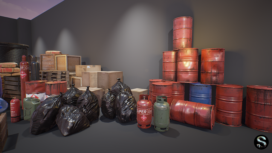 Industry Props Pack in Furniture - product preview 3