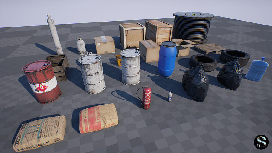 Industry Props Pack in Furniture - product preview 5