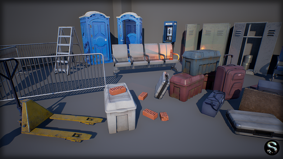 Industry Props Pack 2 in Furniture - product preview 1