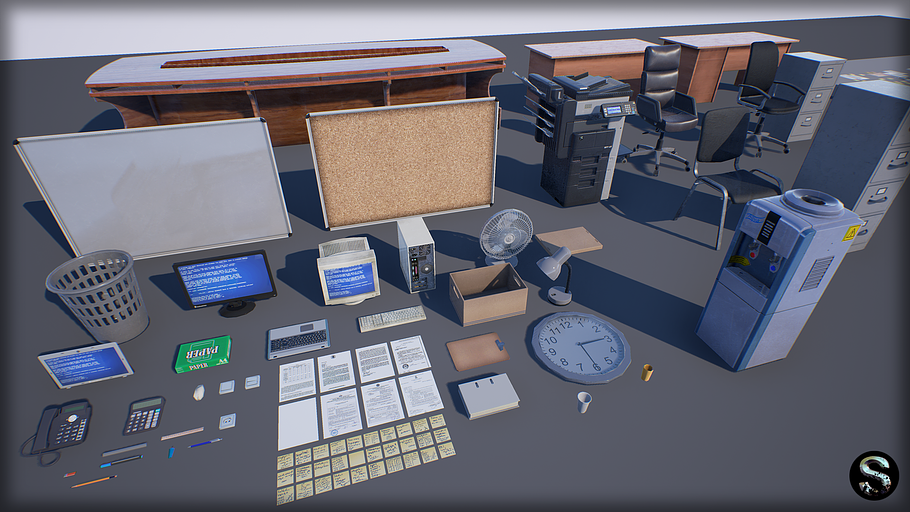 Industry Props Pack 3 in Furniture - product preview 6