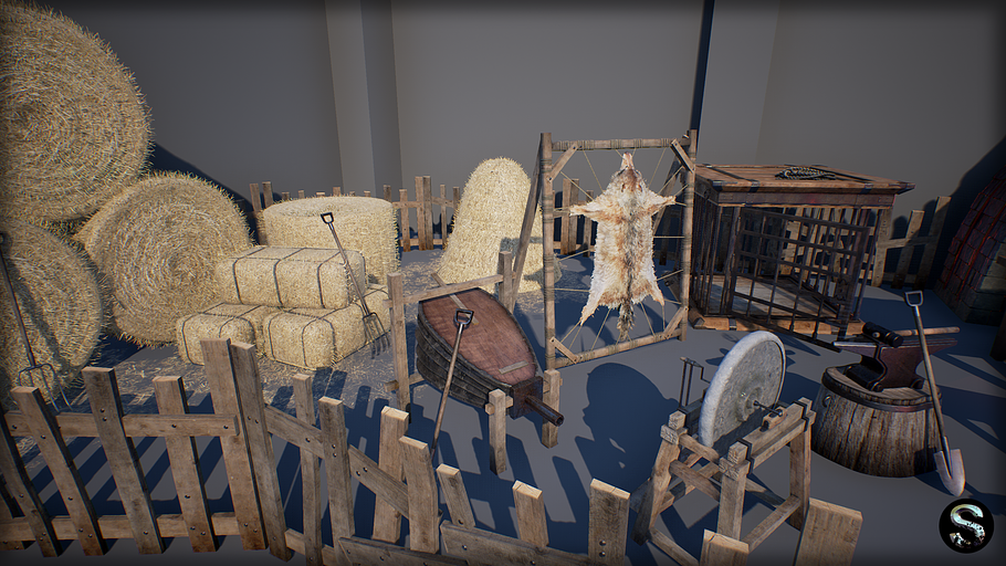 Medieval Props Pack 2 in Furniture - product preview 1