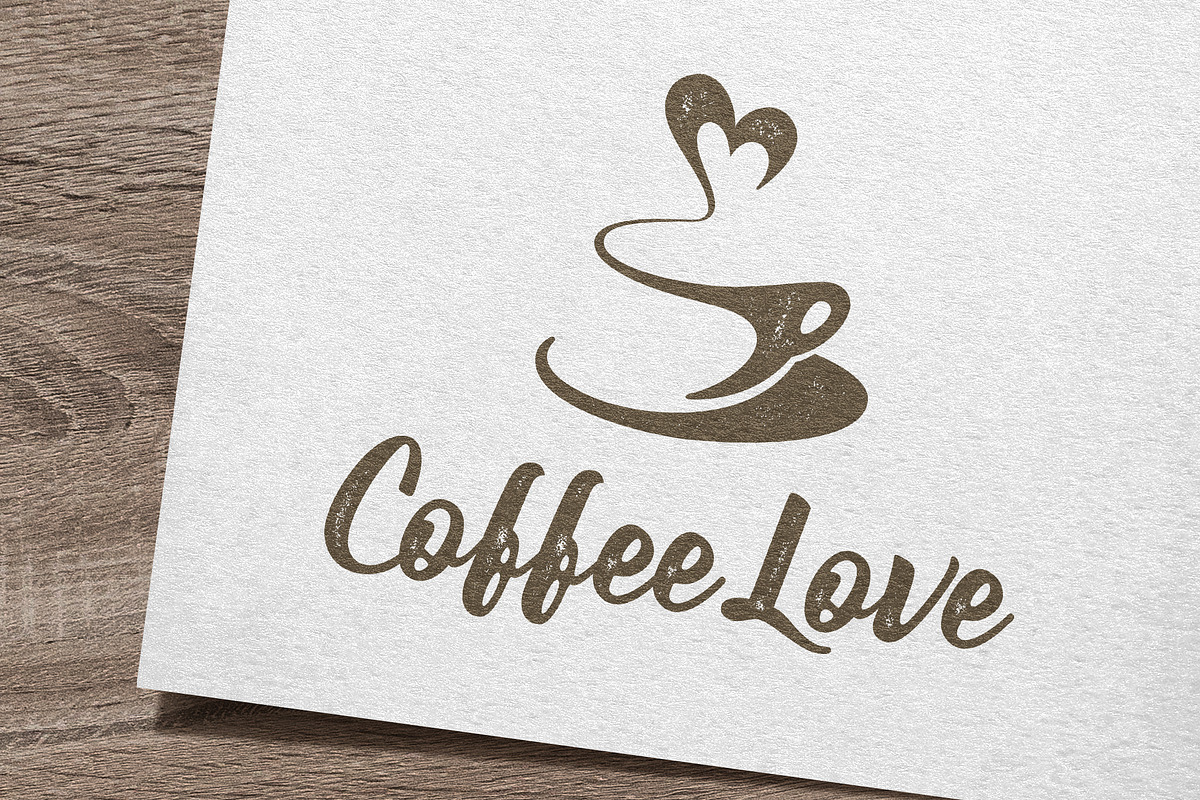 Coffee Love Logo in Logo Templates - product preview 8