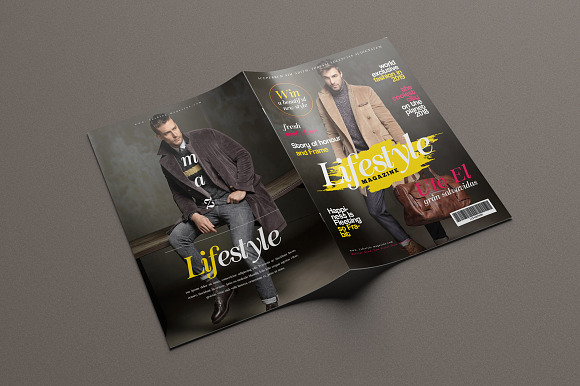 Lifestyle Magazine in Magazine Templates - product preview 1