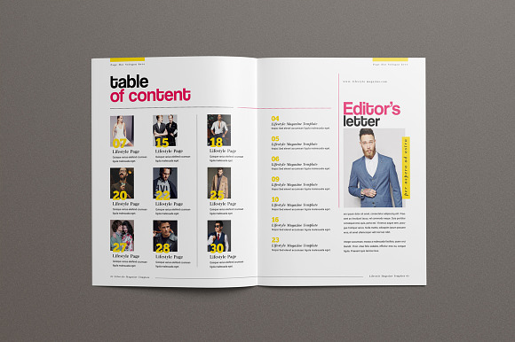 Lifestyle Magazine in Magazine Templates - product preview 2