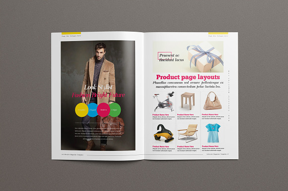Lifestyle Magazine in Magazine Templates - product preview 3