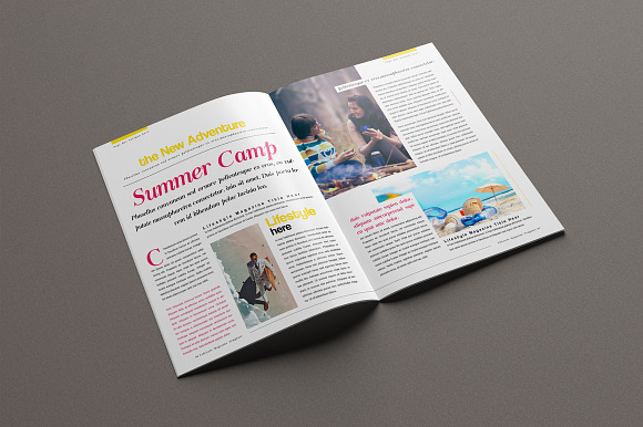 Lifestyle Magazine in Magazine Templates - product preview 5