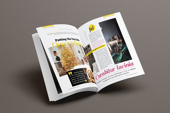Lifestyle Magazine in Magazine Templates - product preview 11