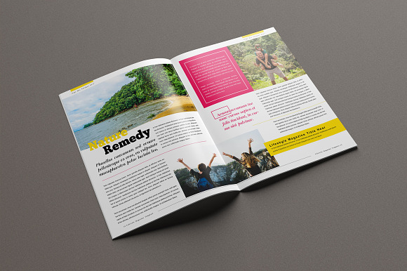 Lifestyle Magazine in Magazine Templates - product preview 13