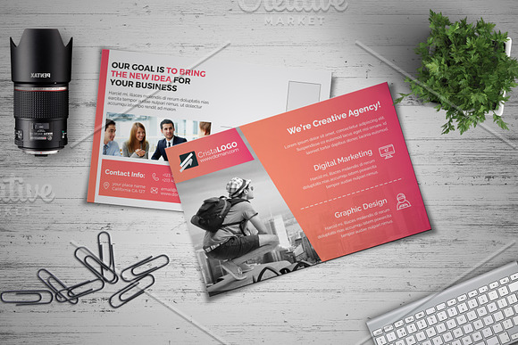 Corporate Postcard in Postcard Templates - product preview 2