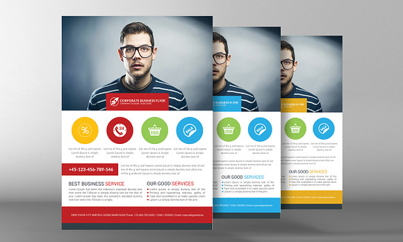 Global Marketing Flyer Template in Flyer Templates - product preview 2