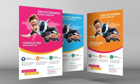 Business Marketing Flyer Template in Flyer Templates - product preview 2