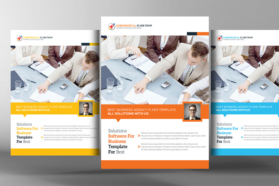 Corporate Lawyer Flyer Multi Colors