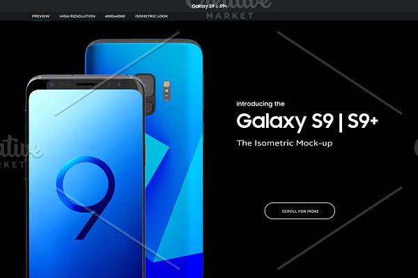 Samsung Galaxy S9 | S9+ Mock-up