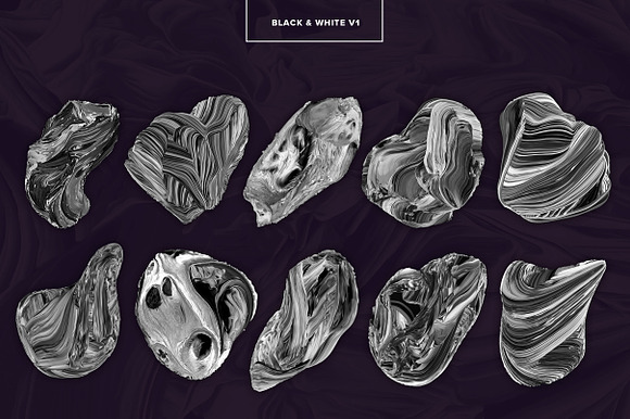 Displaced: 80 Isolated 3D Shapes in Textures - product preview 15