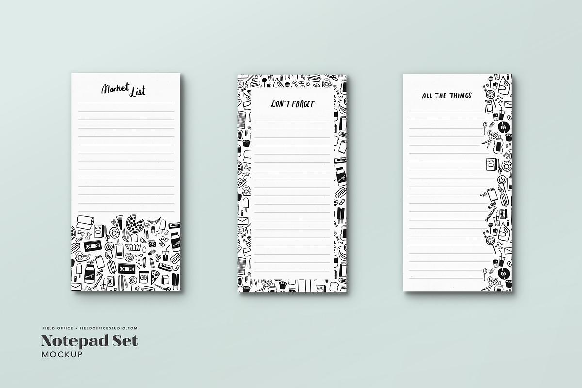 Notepad Mockup Bundle in Print Mockups - product preview 8