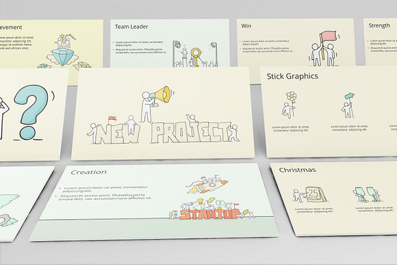 PowerPoint Doodle Infographic Set 2 in PowerPoint Templates - product preview 8