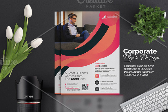 Corporate Flyer– Multipurpose in Flyer Templates - product preview 3
