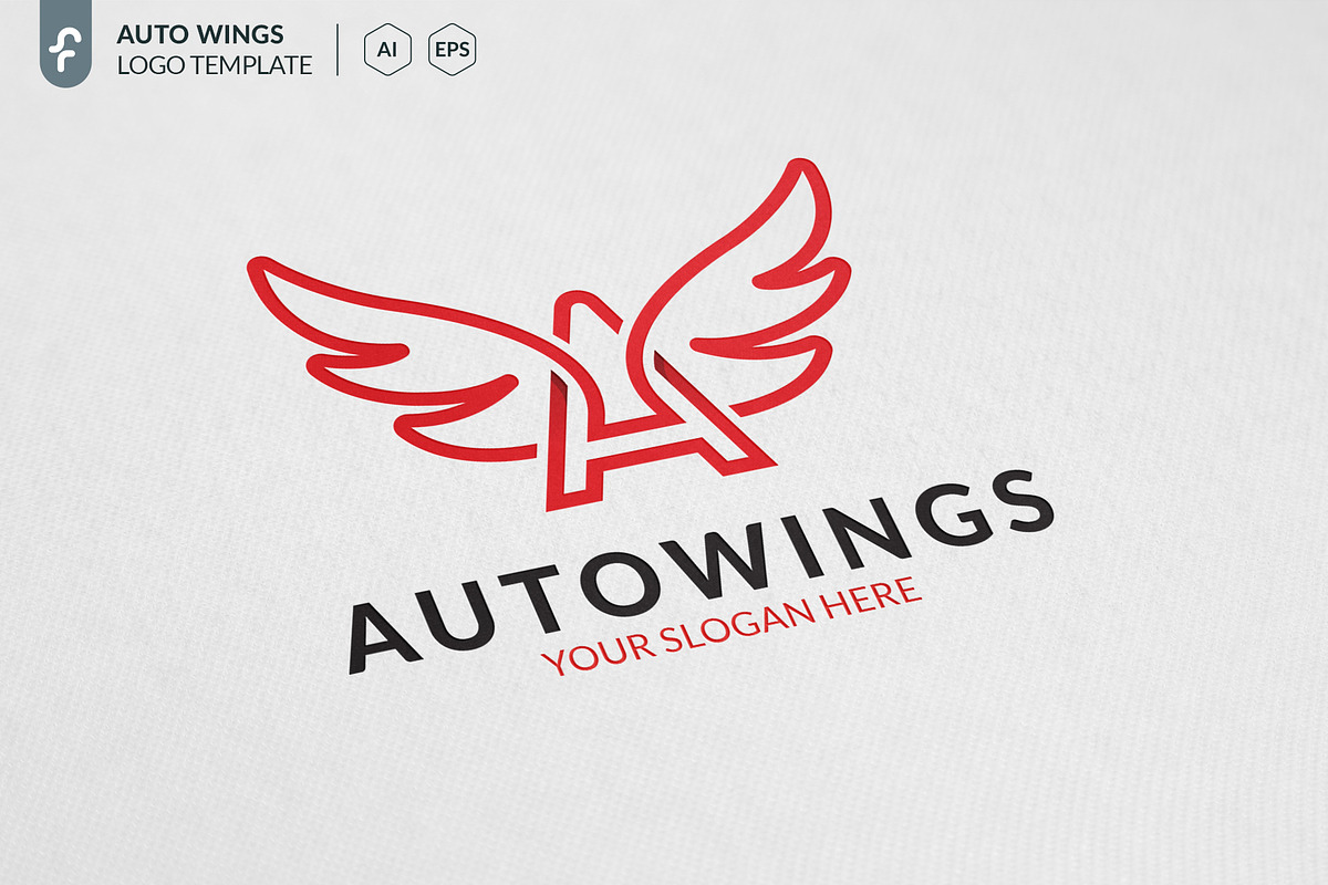 Auto Wings Logo in Logo Templates - product preview 8
