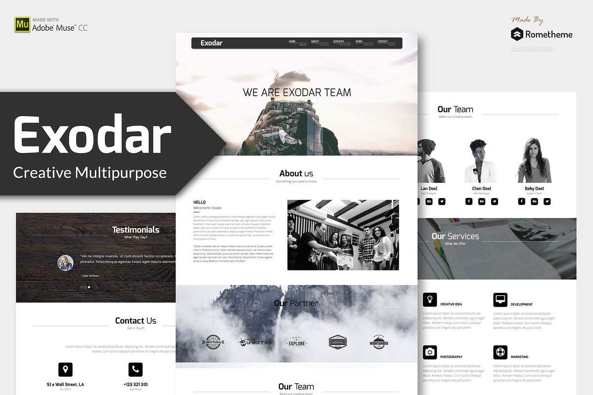 Exodar - Creative Muse Template in Website Templates - product preview 8