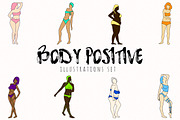 Body positive illustrations