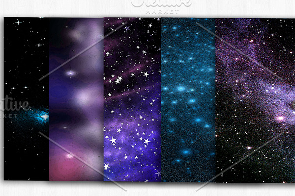 Space, Starry Night Digital Paper