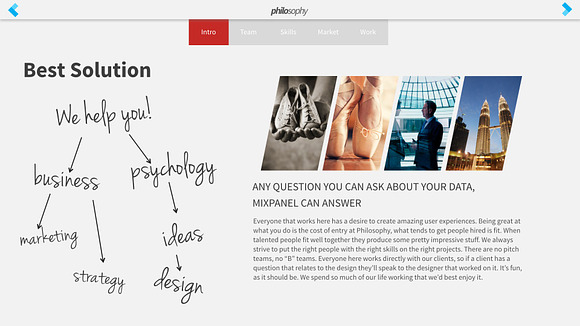 Philosophy Keynote Template in Keynote Templates - product preview 1
