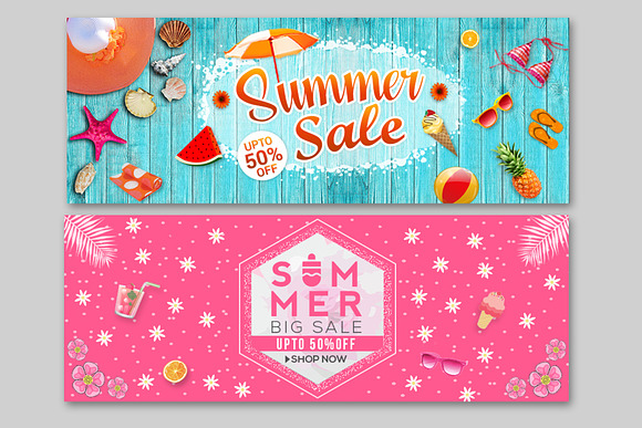 Summer Facebook Cover in Facebook Templates - product preview 6