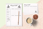 Recipe Card Templates, Meal Planner