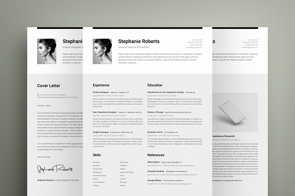 Professional Resume 1 H.CG in Letter Templates - product preview 7