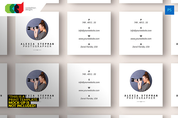 Square - Business Card 43 in Business Card Templates - product preview 1