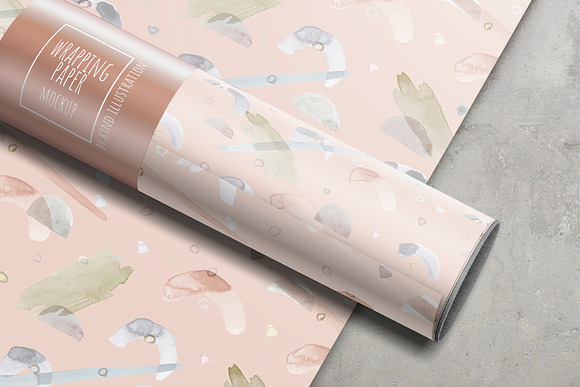 Wrapping paper mockup in Mockup Templates - product preview 2