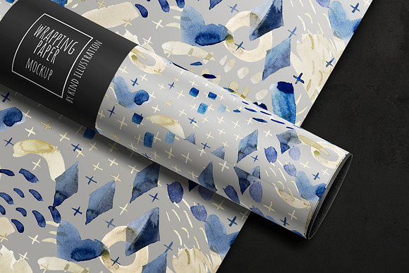 Wrapping paper mockup in Mockup Templates - product preview 4