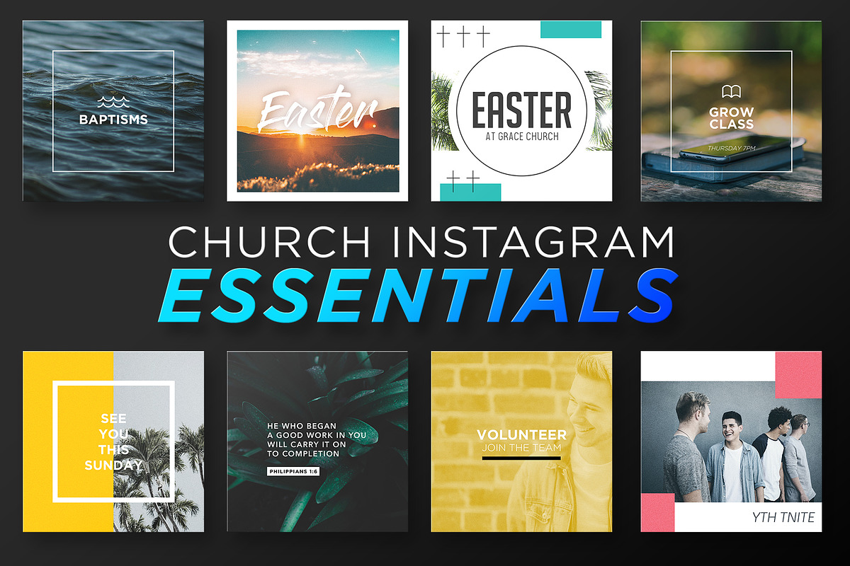 Church Instagram Essentials in Instagram Templates - product preview 8