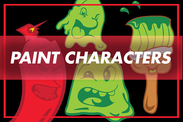 Vector Paint Characters