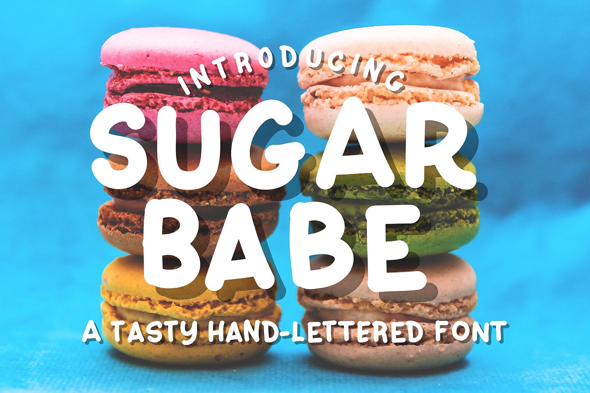 Sugar Babe hand-lettered font in Fonts - product preview 8