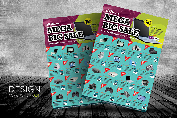 Big Sale Promotion Flyer Templates in Templates - product preview 1
