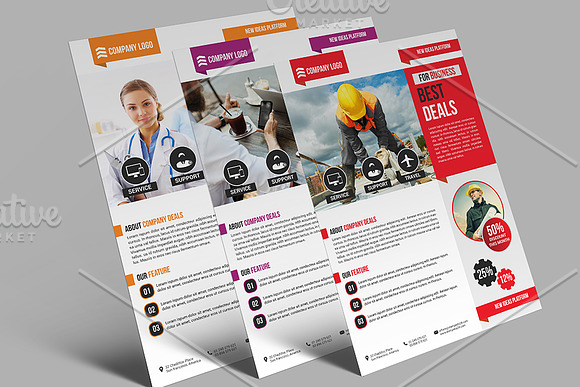 Company Business Flyer in Flyer Templates - product preview 3