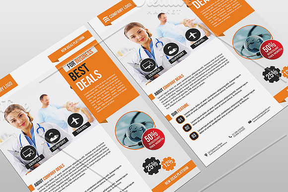 Company Business Flyer in Flyer Templates - product preview 4