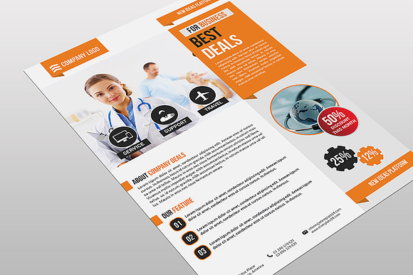 Company Business Flyer in Flyer Templates - product preview 7