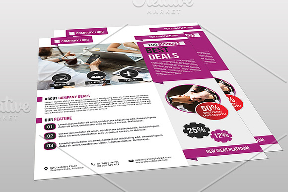 Company Business Flyer in Flyer Templates - product preview 8