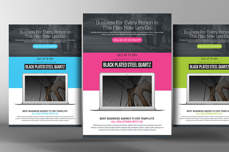 Business Conference Flyer in Flyer Templates - product preview 8