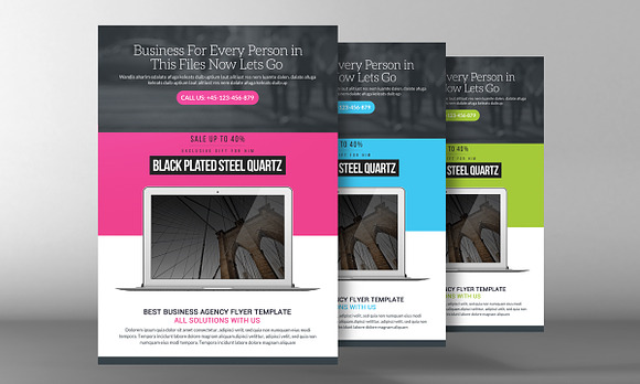 Business Conference Flyer in Flyer Templates - product preview 2