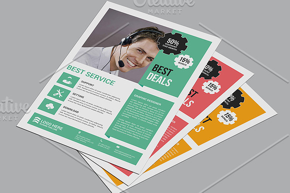 Company Flyer Template in Flyer Templates - product preview 1