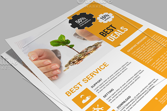 Company Flyer Template in Flyer Templates - product preview 3
