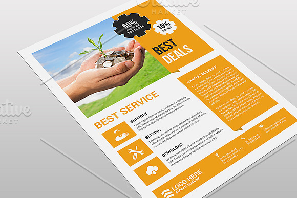 Company Flyer Template in Flyer Templates - product preview 6
